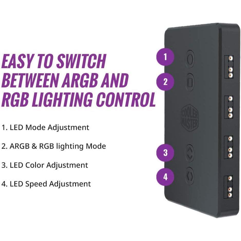 Cooler Master ADDRESSABLE RGB LED CONTROLLER Cooler Master ADDRESSABLE RGB LED CONTROLLER